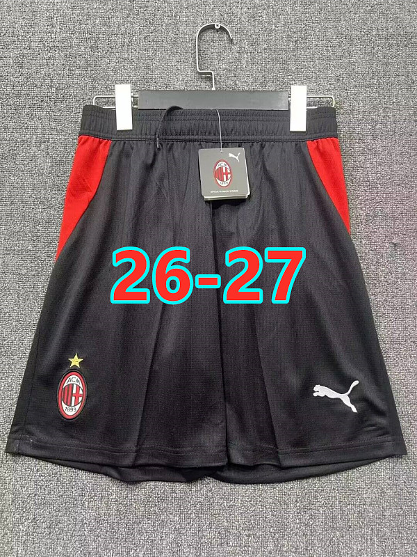 26-27 AC Milan Home Fans Version Shorts S-2XL AC