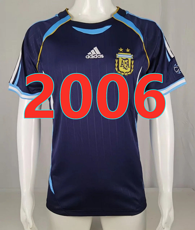 Argentina Retro Away Jersey S-Xxl