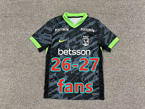 26-27 Atletico Nacional Third Fans Version Jersey S-2XL