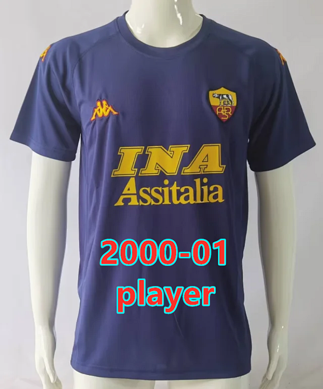 Roma Retro Third Player Version Jersey S-Xxl