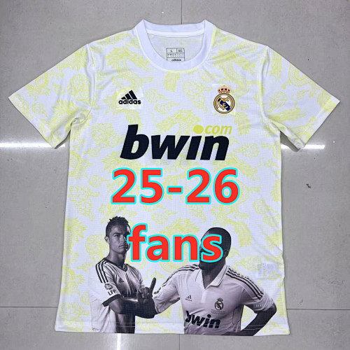 25-26 Real Madrid Training Fans Jersey S-2XL C
