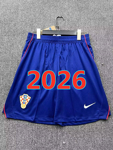 Croatia Away Fans Version Shorts S-2XL