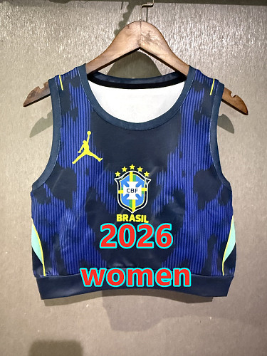 Brazil Away Women Short Jersey S-2XL