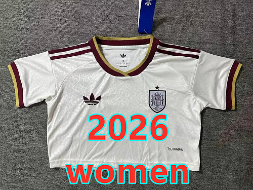 Spain Away Women 16 Teams Short Jersey S-2XL 16