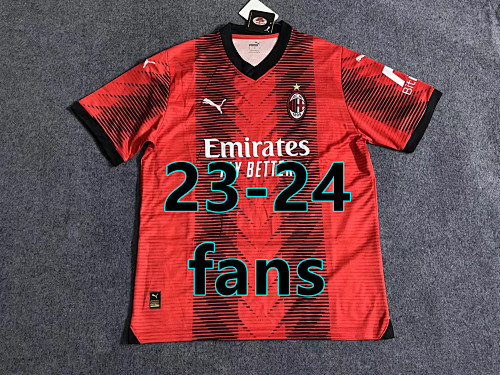 AC Milan Fans Version 23-24 Home Jersey S-2XL AC