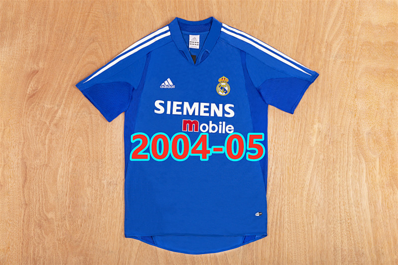 04-05 Real Madrid Away Retro Jersey S-2XL