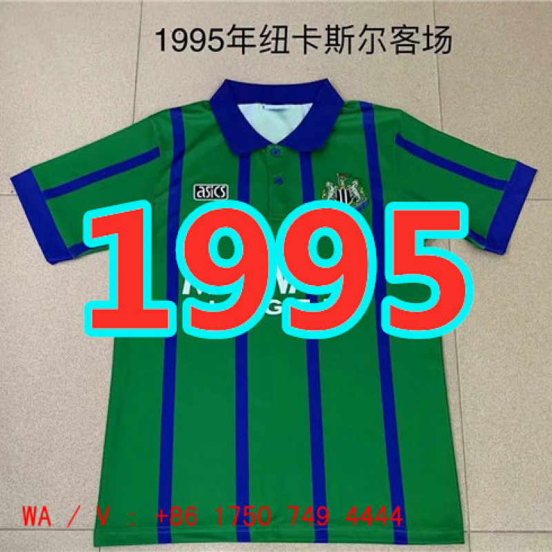Newcastle United Retro TopThai Quality Away Jersey S-2XL