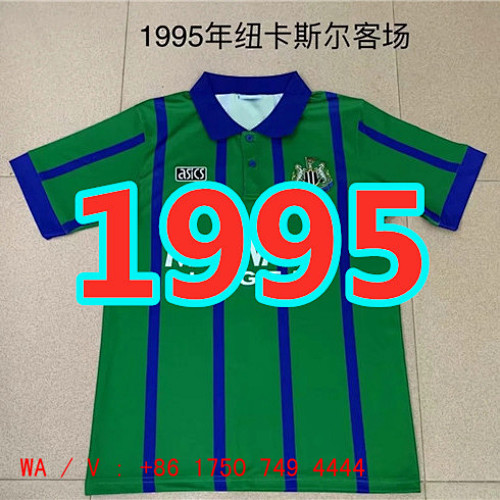 Newcastle United Retro TopThai Quality Away Jersey S-2XL