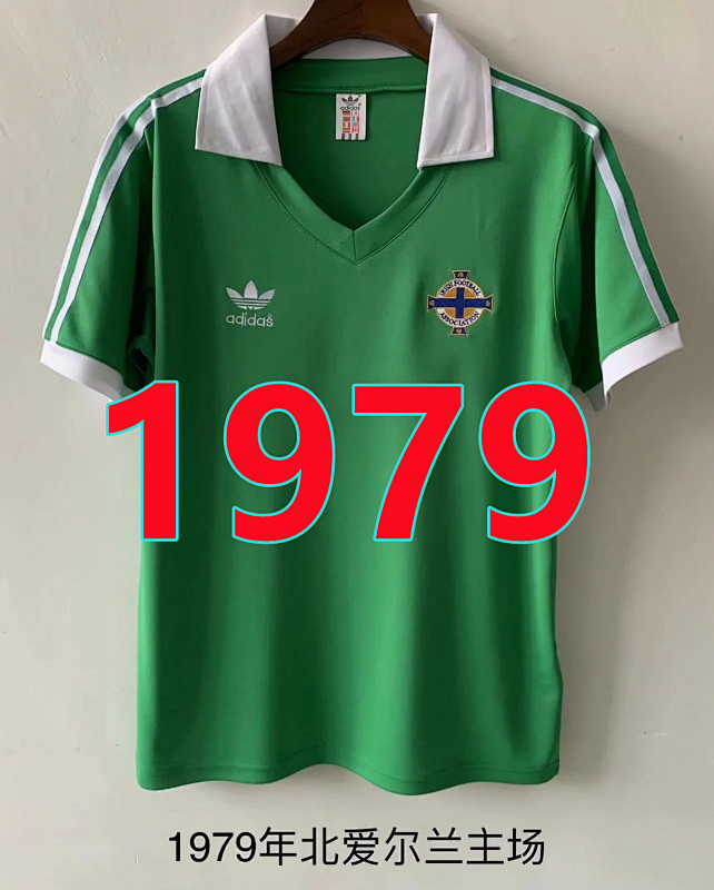 North Ireland Retro TopThai Quality Home Jersey S-2XL