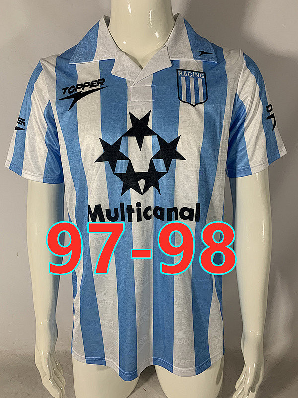 97-98 Avellaneda Home Retro Jersey S-2XL