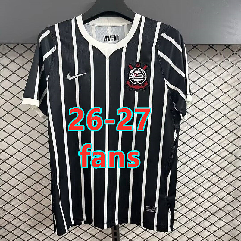 26-27 Corinthians Away Fans Version Jersey S-4XL
