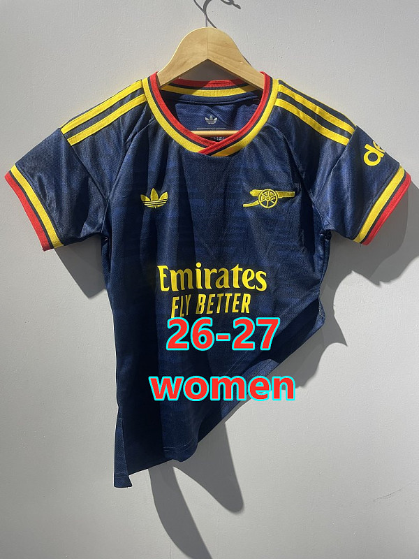 26-27 Arsenal Away Women Backslash Jersey S-2XL