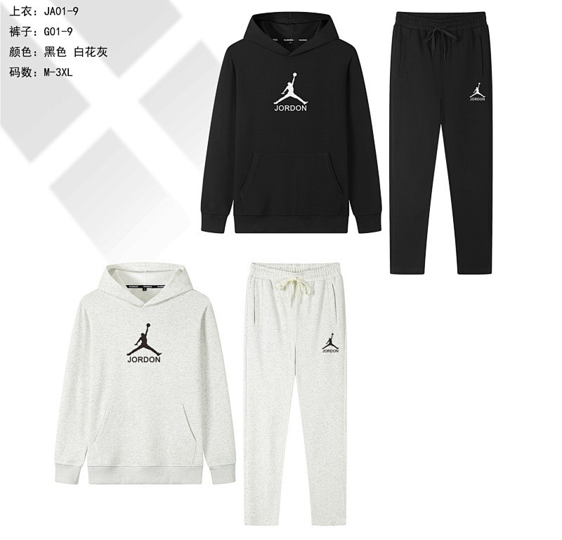 25-26 A-J Hoodie+pants M-3XL