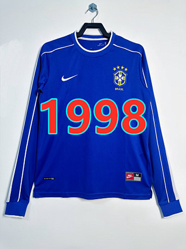Brazil Away Retro Long Jersey S-4XL