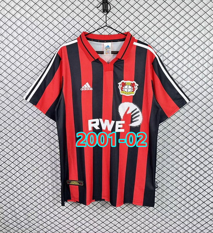 Leverkusen Home Retro Fans Version Jersey S-2XL