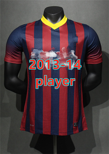 13-14 Barcelona Home Retro Player Jersey S-2XL