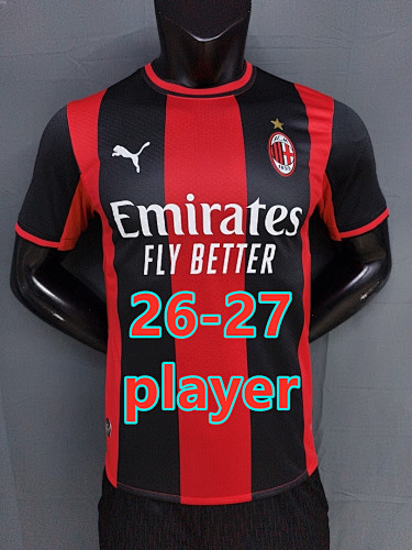 26-27 AC Milan Home Player Version Jersey S-3XL AC