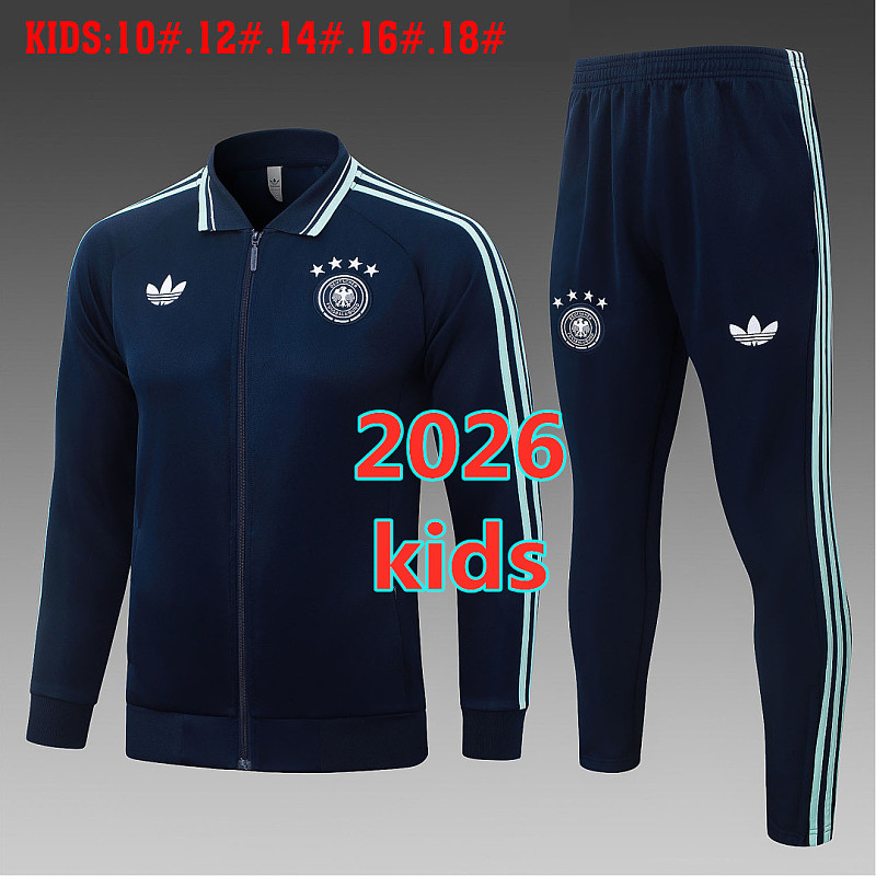 Germany Kids Long Zipper Jacket 10 -18