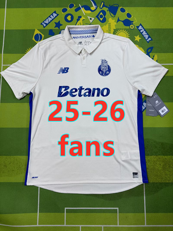 25-26 Porto Third Fans Version Jersey S-4XL