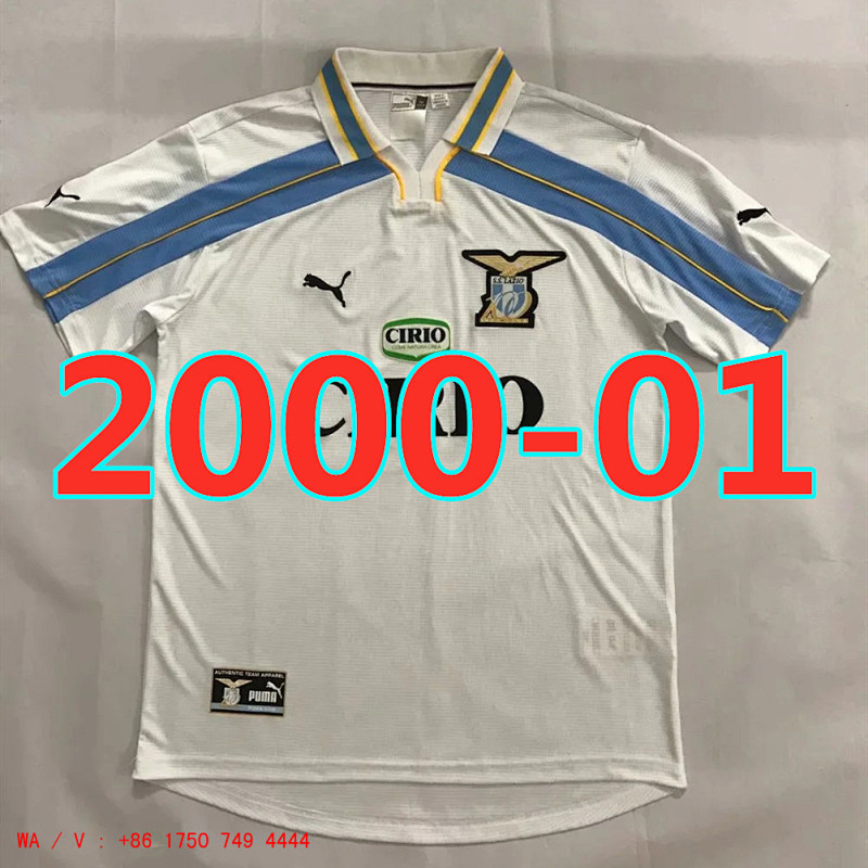 Lazio Retro TopThai Quality Away Jersey S-2XL