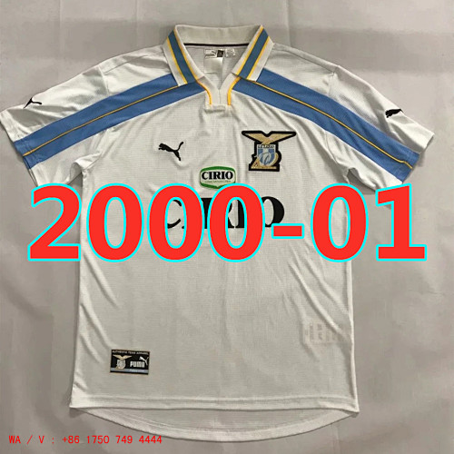 Lazio Retro TopThai Quality Away Jersey S-2XL