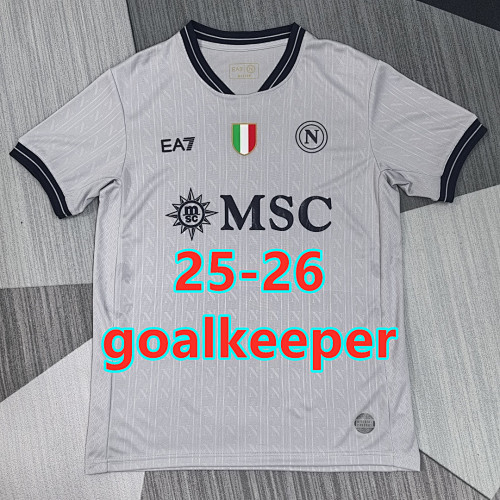 25-26 Napoli Goalkeeper Fans Version Jersey S-4XL