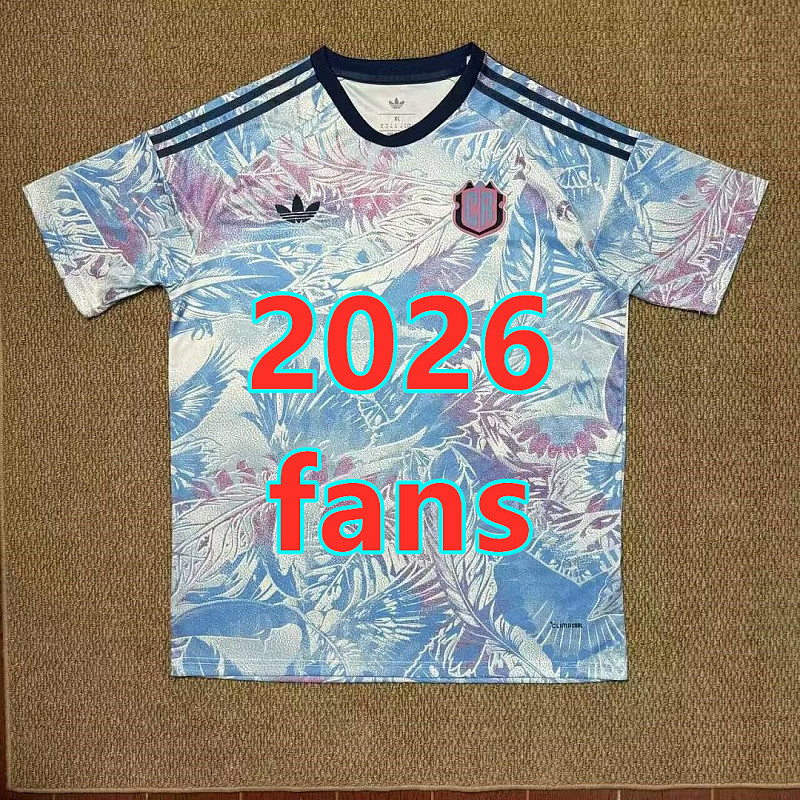 Costa Rica Away Fans Version Jersey S-4XL