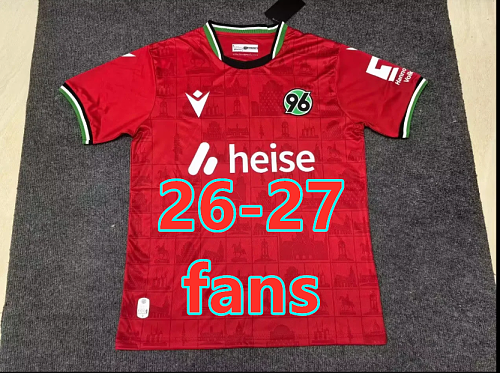 26-27 Hannover 96 Home Fans Version Jersey S-4XL