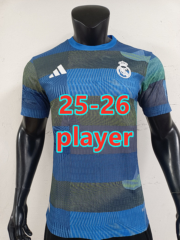 25-26 Real Madrid Training Player Version Jersey S-2XL