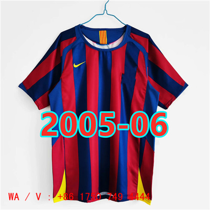 Barcelona Retro TopThai Quality Home Jersey S-2XL