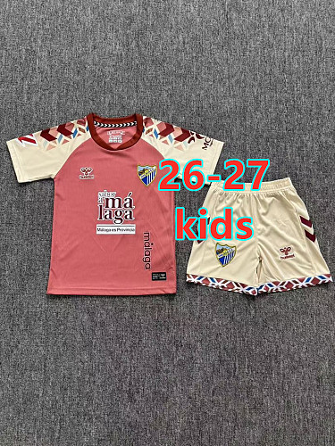 26-27 Malaga Away Kids Jersey+shorts Kit 16 -28