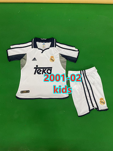 Real Madrid Home Kids Retro Jersey 16 -28