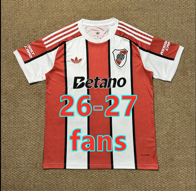 26-27 River Plate Away Fans Version Jersey S-4XL