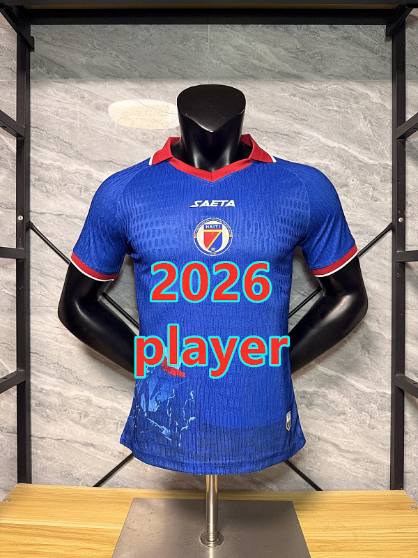 Haïti Home Player Version Jersey S-4XL