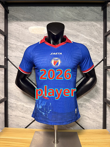 Haïti Home Player Version Jersey S-4XL