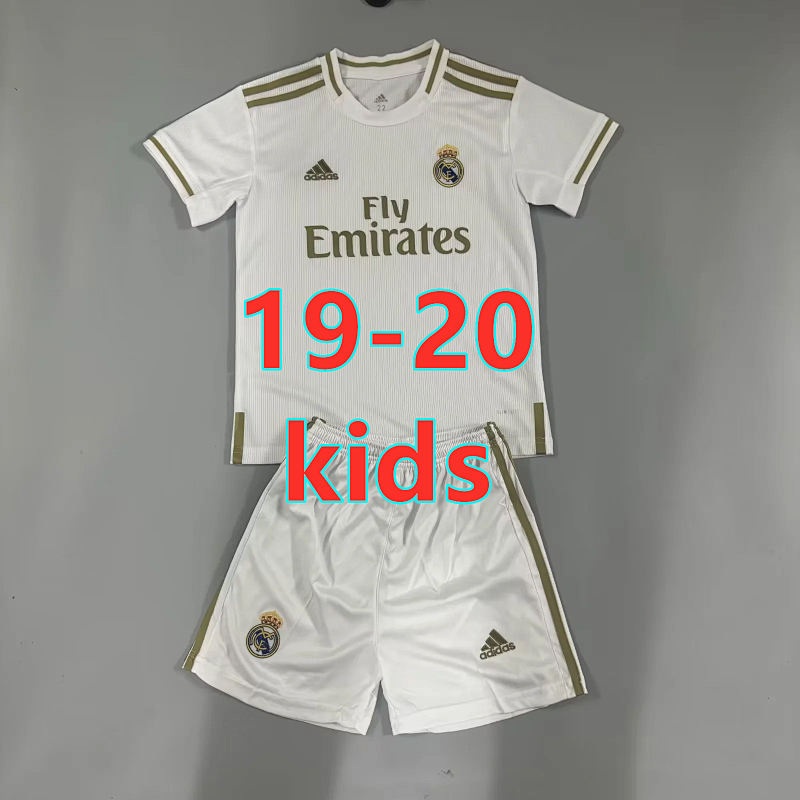 19-20 Real Madrid Home Kids Retro Jersey 16 -28