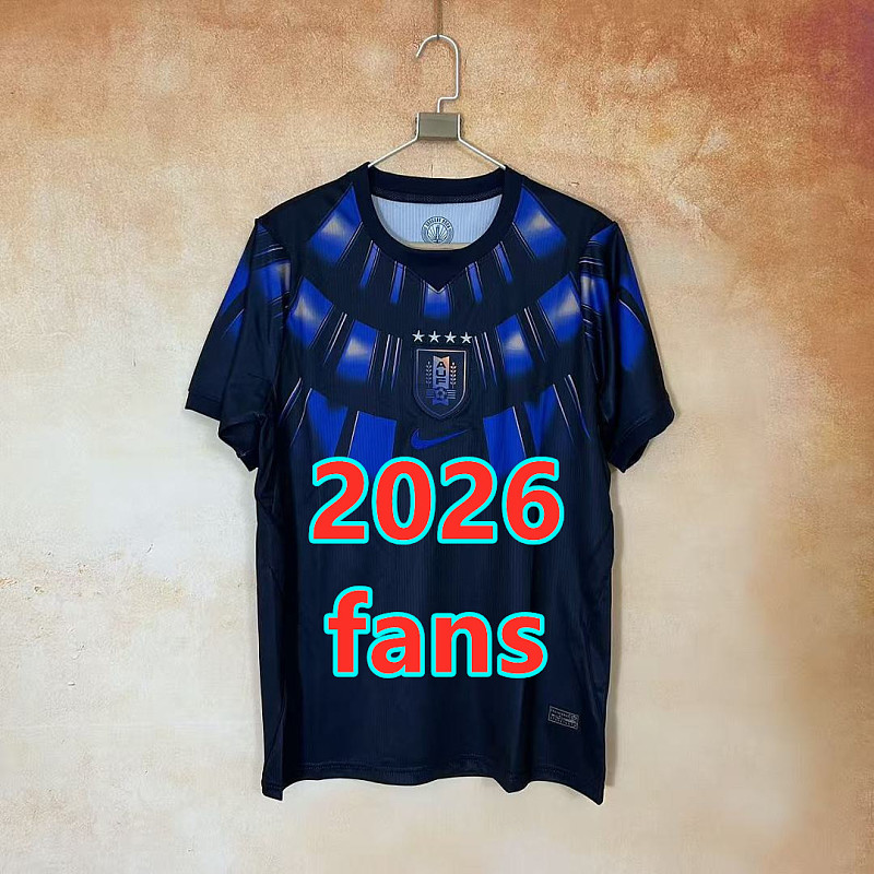 Uruguay Away Fans Version Jersey S-4XL
