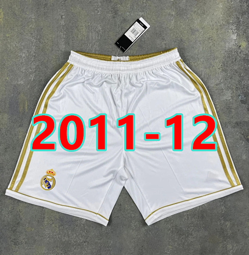 Real Madrid Retro TopThai Quality Home Shorts S-2XL