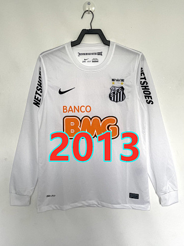 Santos Home Fans Version Retro Long Sleeve Jersey S-4XL