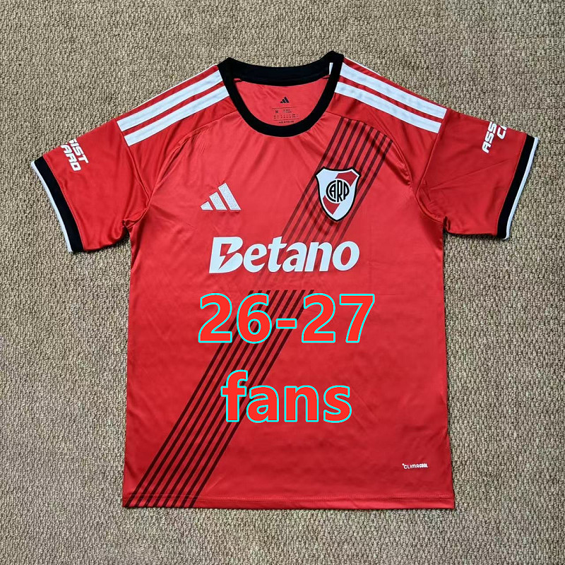 26-27 River Plate Third Fans Version Jersey S-4XL