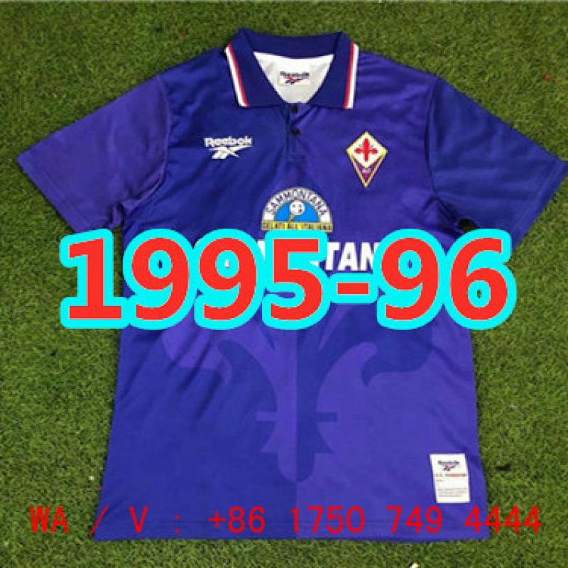 Fiorentina Retro TopThai Quality Home Jersey S-2XL