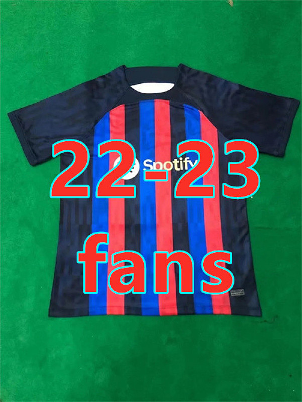 Barcelona Fans Version 22-23 Home Jersey S-4XL
