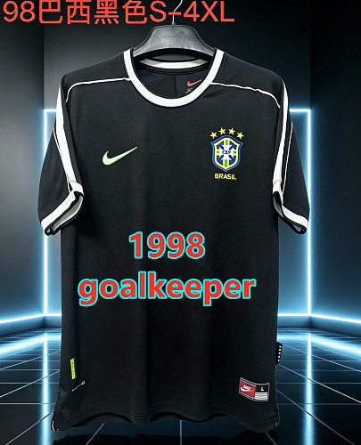 Brazil Goalkeeper Retro Jersey S-2XL