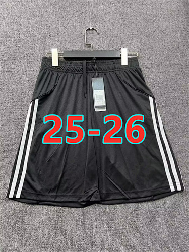 25-26 Manchester United Home Fans Version Shorts S-2XL