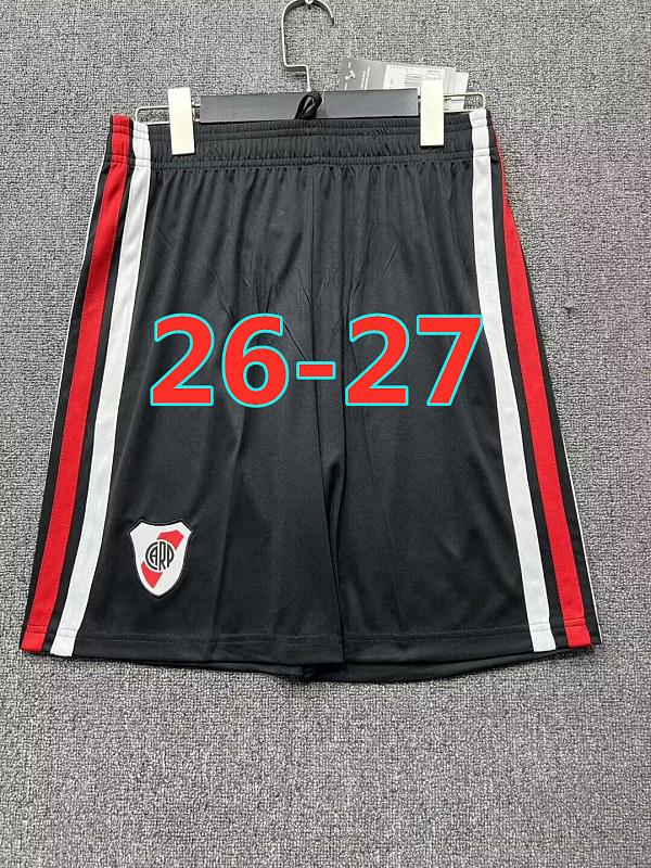 26-27 River Plate Home Fans Version Shorts S-2XL