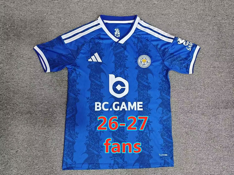 26-27 Leicester City Home Fans Version Jersey S-4XL