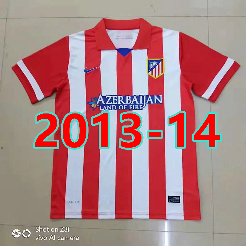 Atletico Madrid Retro TopThai Quality Home Jersey S-2XL