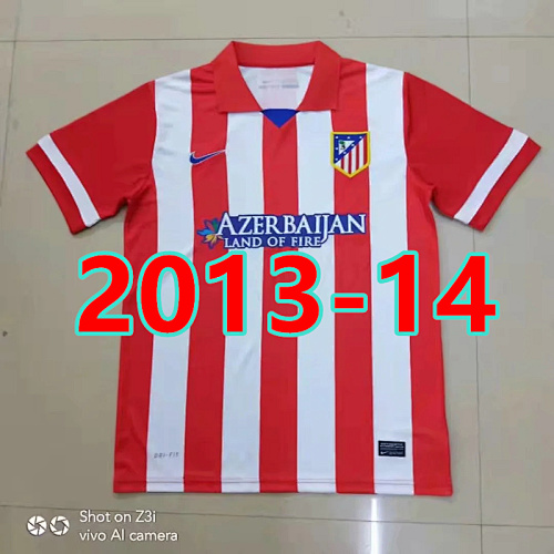 Atletico Madrid Retro TopThai Quality Home Jersey S-2XL