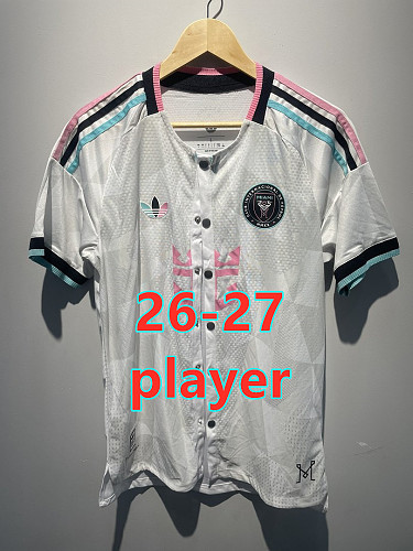 26-27 Inter Miami Third Player Baseball Jersey S-4XL