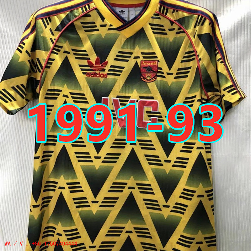 Arsenal Retro Quality Away Jersey S-2XL